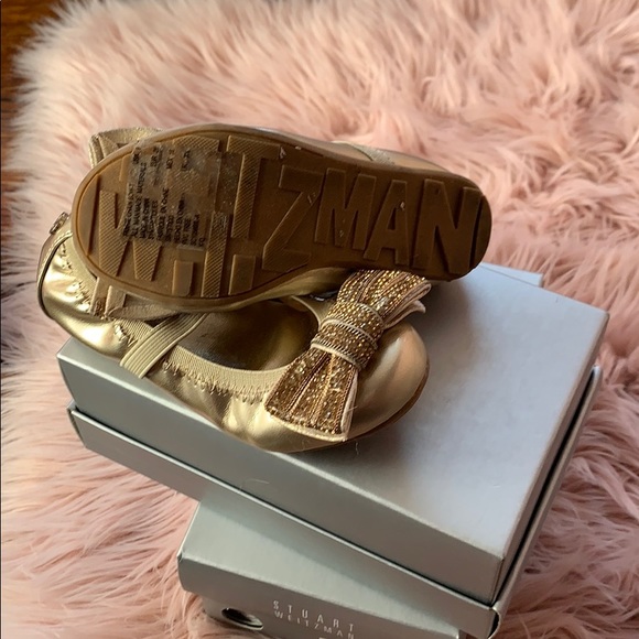 Stuart Weitzman gold dress shoes - Picture 3 of 4